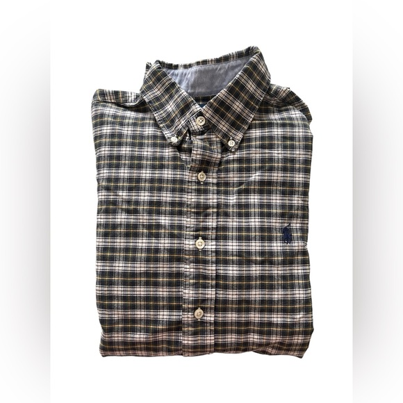 Polo Ralph Lauren Men's Plaid Button Down Dress Shirt Size M - Picture 2 of 5